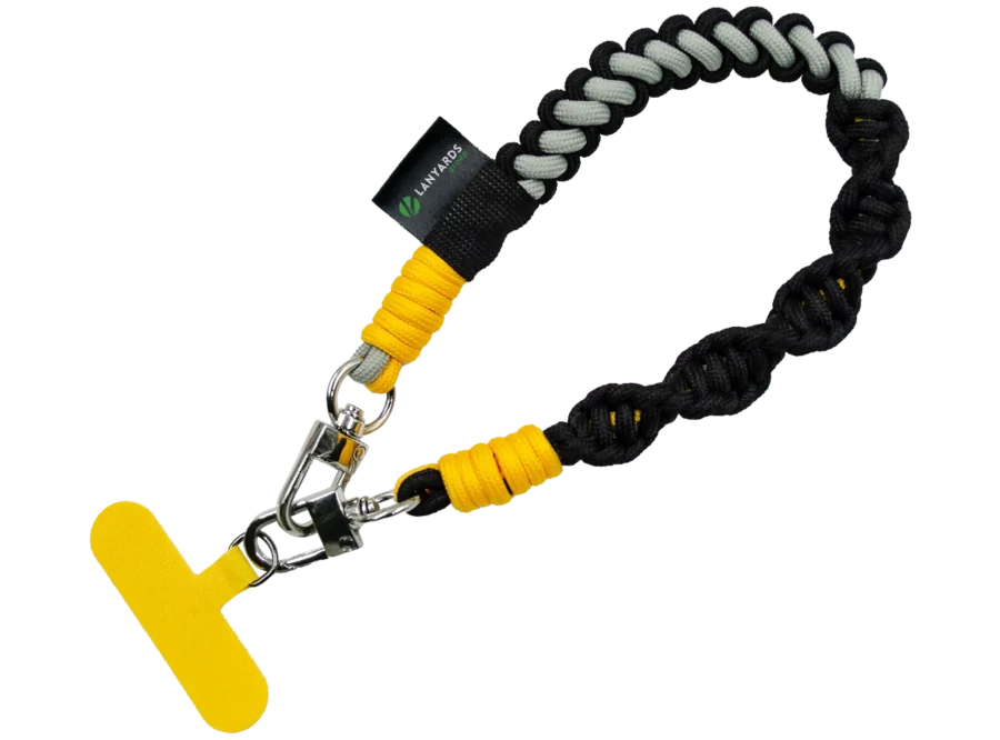 Smycz-pleciona-paracord-krotka-DNA-Short-woven-paracord-lanyard-DNA