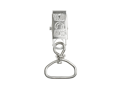 Krokodil-Klemme Metall mit D-Ring