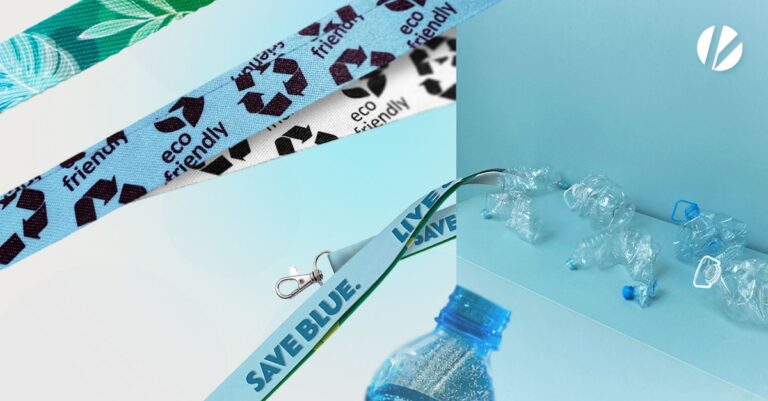 Can lanyards, wristbands and other accessories be made from recycled materials?
