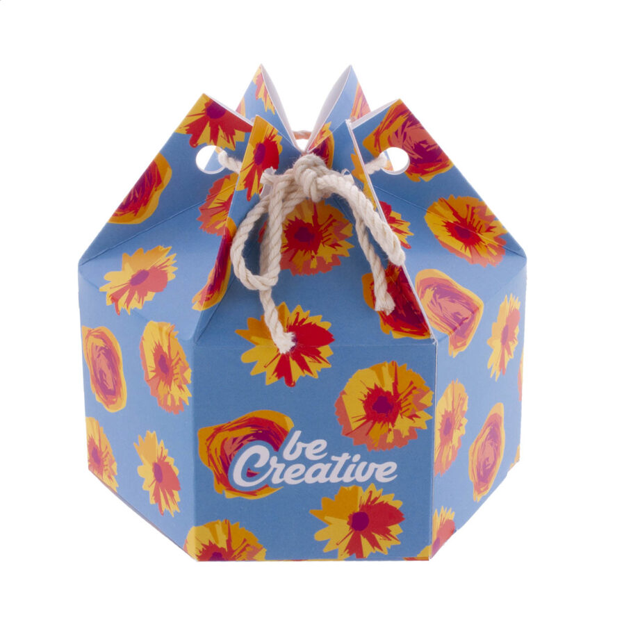 Sechseckige Geschenkbox CreaBox HexaCord M
