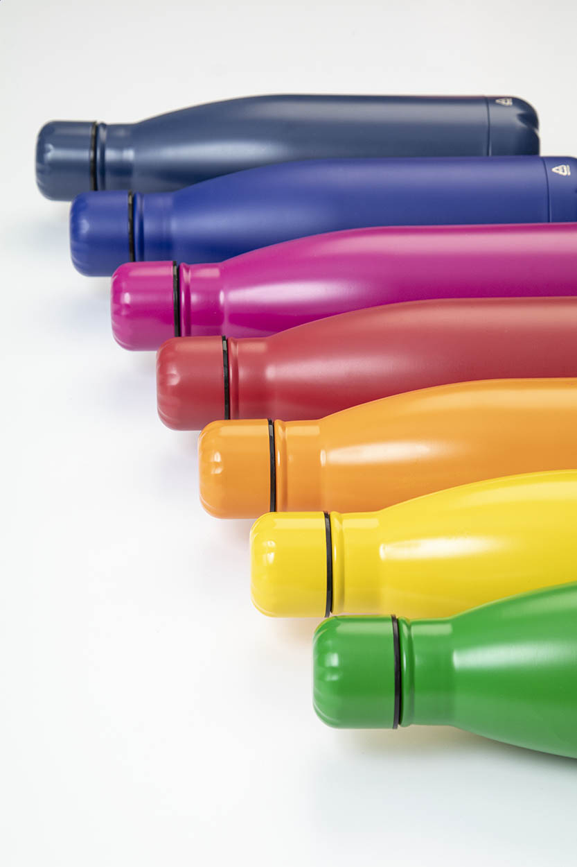 Flasche aus recyceltem Edelstahl Refill
